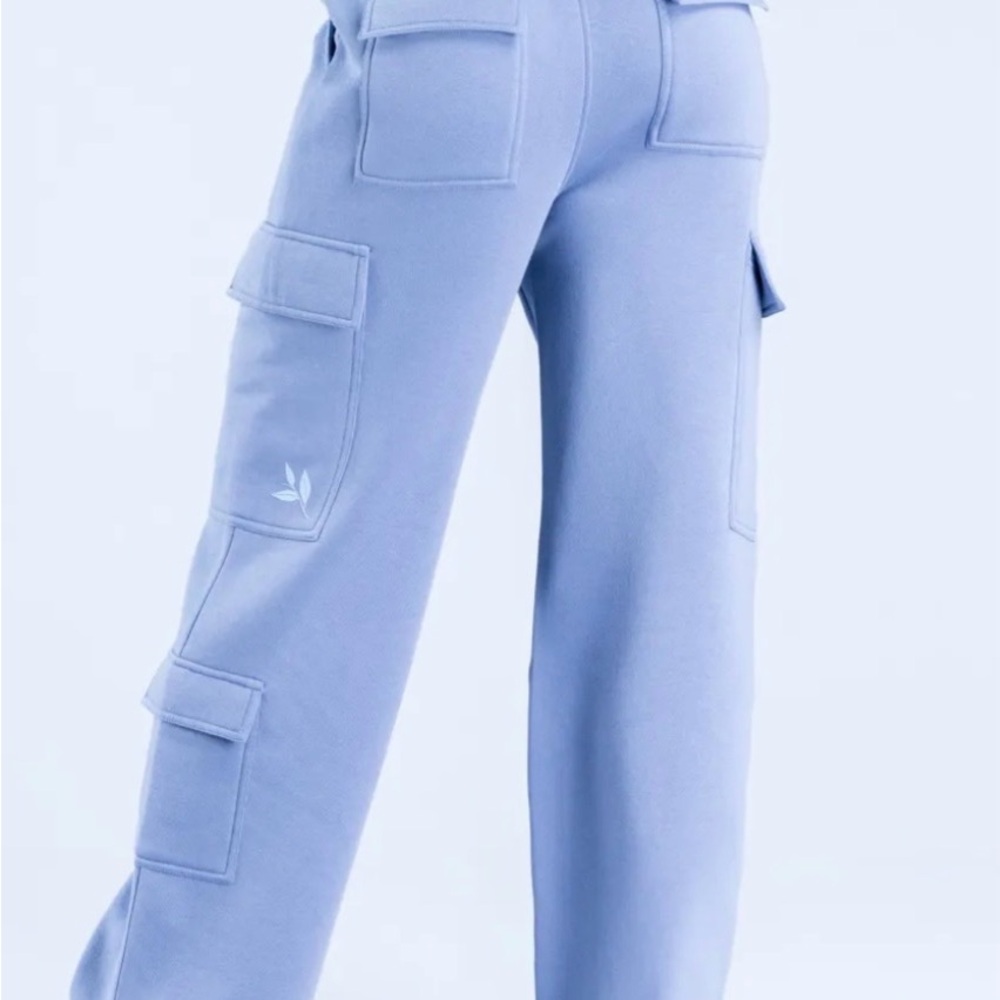 Dyfine Blue Cargo Pants